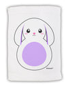 Cute Bunny with Floppy Ears - Purple Micro Terry Sport Towel 11 x 18 Inch by TooLoud-Sport Towel-TooLoud-White-Davson Sales