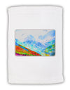 CO Fog Mountains Watercolor Micro Terry Sport Towel 11 x 18 inches-Sport Towel-TooLoud-White-Davson Sales