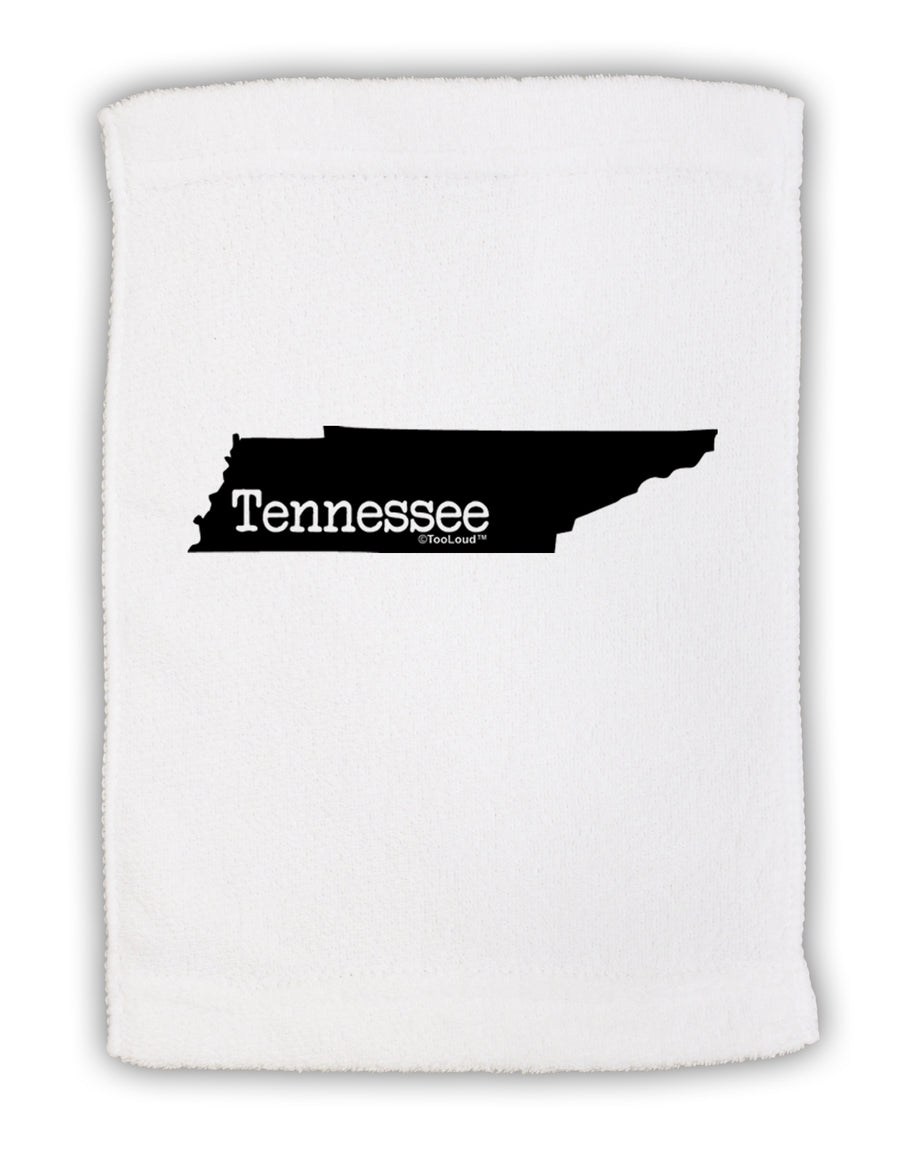 Tennessee - United States Shape Micro Terry Sport Towel 11 x 18 Inch by TooLoud-Sport Towel-TooLoud-White-Davson Sales