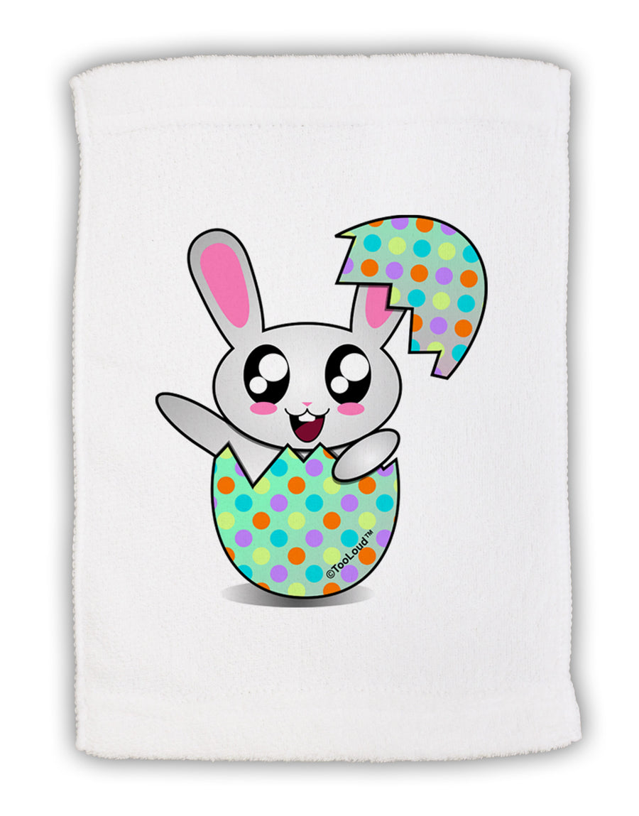 Bunny Hatching From Egg Micro Terry Sport Towel 11 x 18 inches-TooLoud-White-Davson Sales