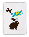 Oh Snap Chocolate Easter Bunny Micro Terry Sport Towel 11 x 18 Inch-Sport Towel-TooLoud-White-Davson Sales