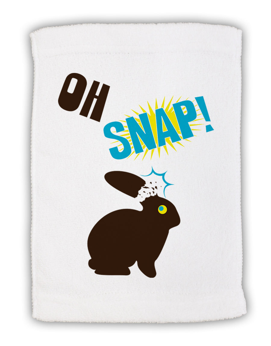 Oh Snap Chocolate Easter Bunny Micro Terry Sport Towel 11 x 18 Inch-Sport Towel-TooLoud-White-Davson Sales