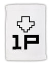 Player One Couples Design Micro Terry Sport Towel 11 x 18 inches-TooLoud-White-Davson Sales