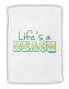 Lifes a Beach Color Micro Terry Sport Towel 15 X 22 inches by TooLoud-Sport Towel-TooLoud-White-Davson Sales