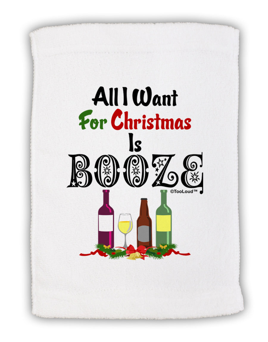 All I Want Is Booze Micro Terry Sport Towel 11 x 18 inches-TooLoud-White-Davson Sales