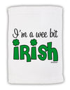 I'm A Wee Bit Irish Micro Terry Sport Towel 11 x 18 Inch by TooLoud-Sport Towel-TooLoud-White-Davson Sales