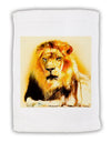 Lion Watercolor 4 Micro Terry Sport Towel 11 x 18 inches-TooLoud-White-Davson Sales