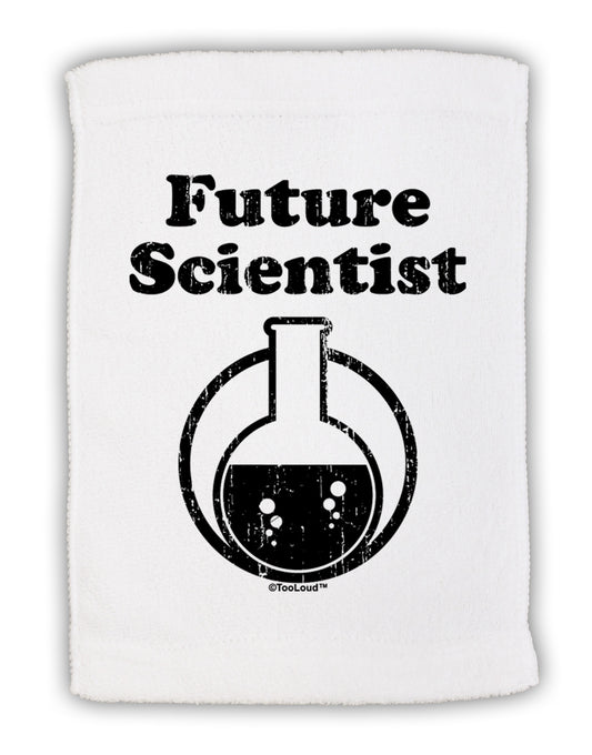Future Scientist Distressed Micro Terry Sport Towel 11 x 18 inches-TooLoud-White-Davson Sales
