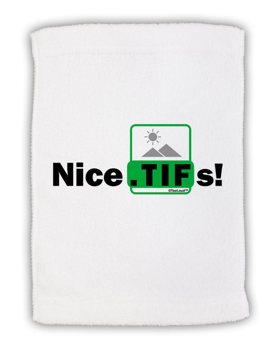Nice Tifs Micro Terry Sport Towel 15 X 22 inches by TooLoud-Sport Towel-TooLoud-White-Davson Sales