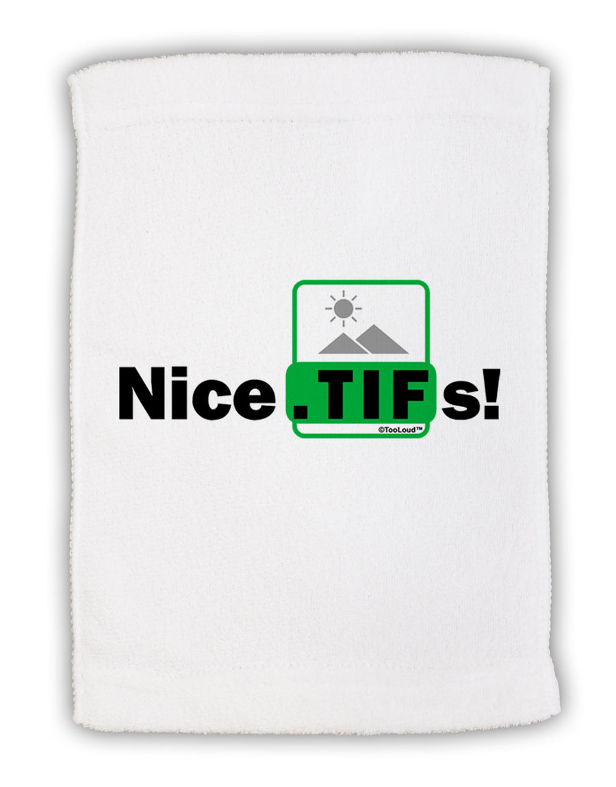 Nice Tifs Micro Terry Sport Towel 15 X 22 inches by TooLoud-Sport Towel-TooLoud-White-Davson Sales