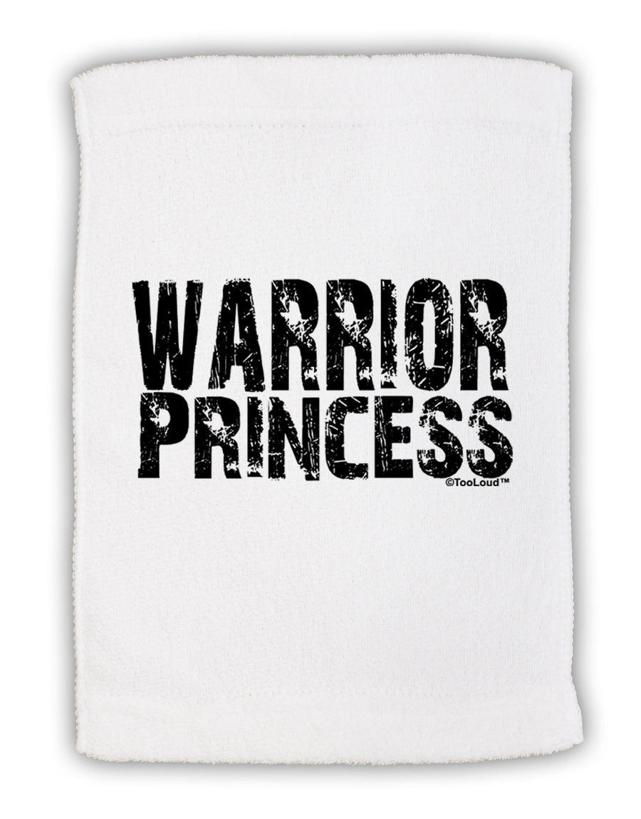 Warrior Princess Black and White Micro Terry Sport Towel 11 x 18 inches-TooLoud-White-Davson Sales