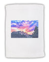 Colorado Rainbow Sunset Watercolor Micro Terry Sport Towel 11 x 18 inches-Sport Towel-TooLoud-White-Davson Sales