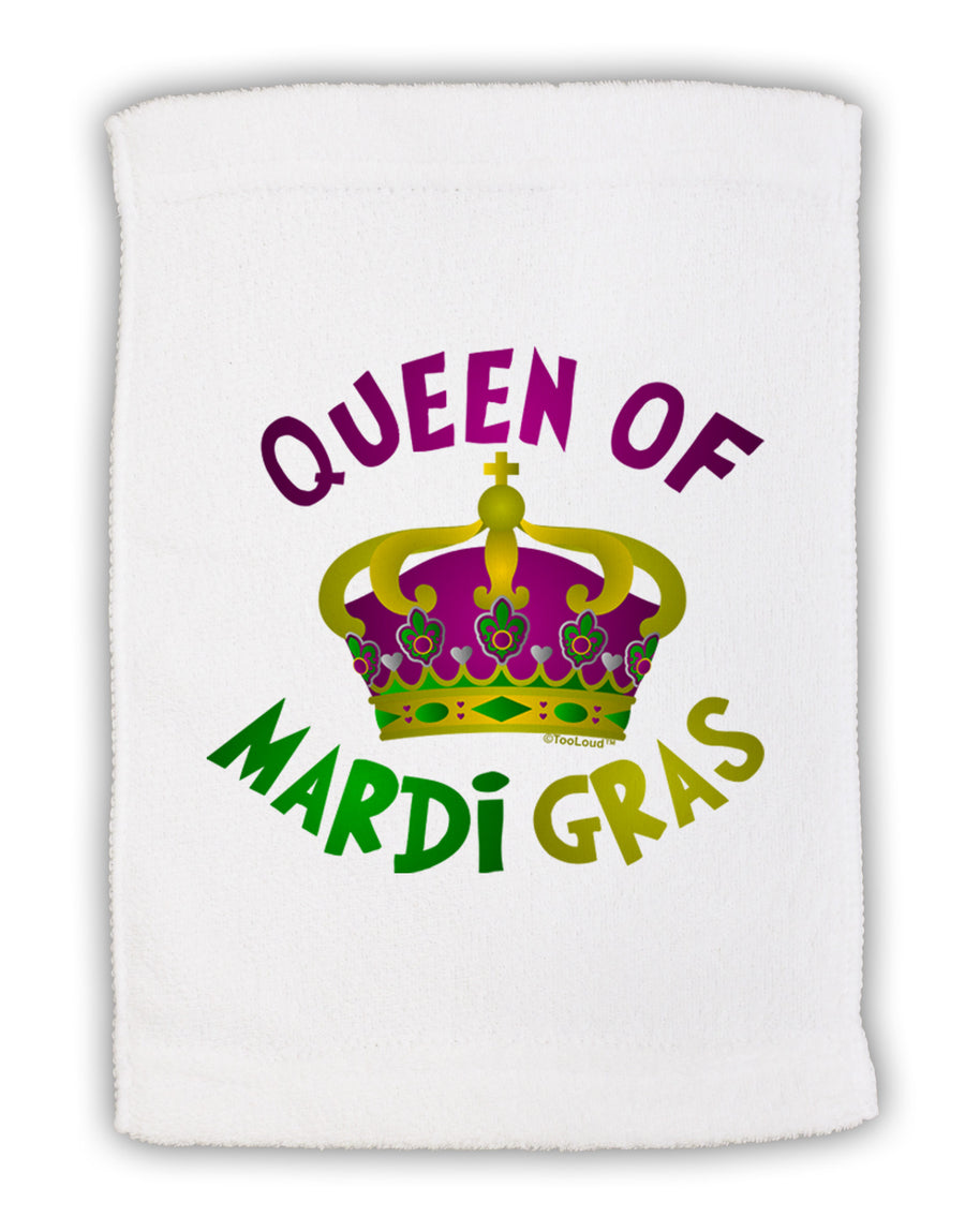 Queen Of Mardi Gras Micro Terry Sport Towel 15 X 22 inches-Sport Towel-TooLoud-White-Davson Sales