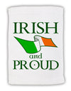 Irish and Proud Micro Terry Sport Towel 11 x 18 inches-Sport Towel-TooLoud-White-Davson Sales