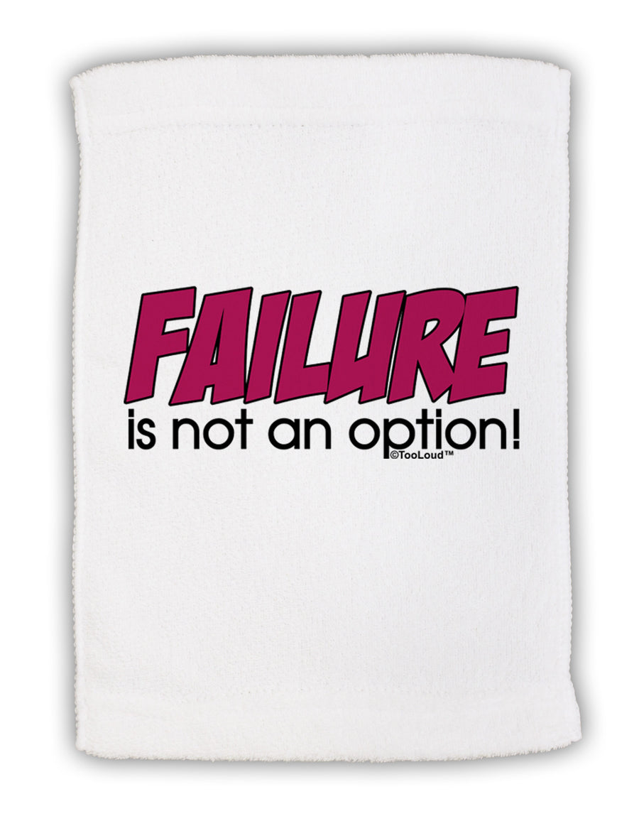 Failure Is Not An Option Micro Terry Sport Towel 11 x 18 Inch by TooLoud-Sport Towel-TooLoud-White-Davson Sales