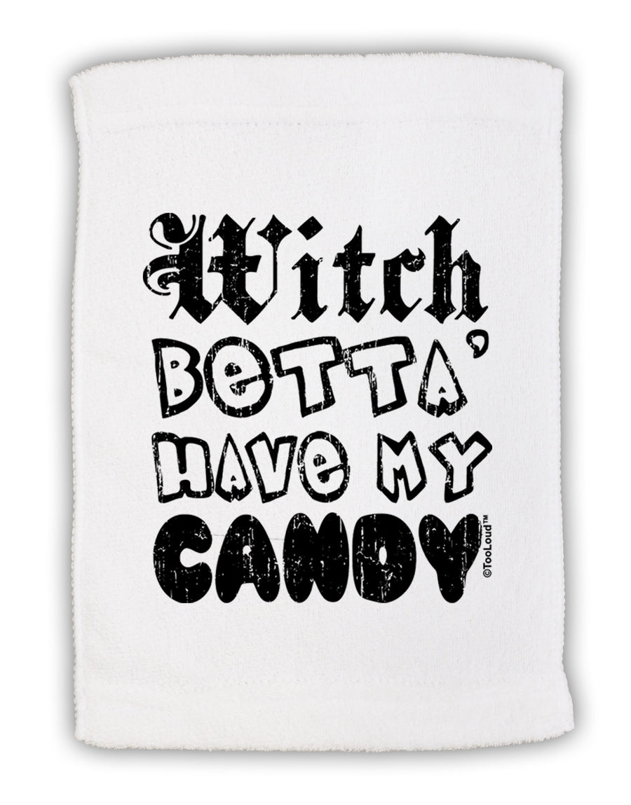 Witch Betta Have - Distressed Micro Terry Sport Towel 11 x 18 inches-TooLoud-White-Davson Sales