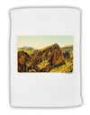 Arizona Mountains Watercolor Micro Terry Sport Towel 11 x 18 inches-TooLoud-White-Davson Sales