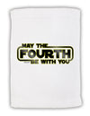 May The Fourth Be With You Micro Terry Sport Towel 11 x 18 inches-TooLoud-White-Davson Sales