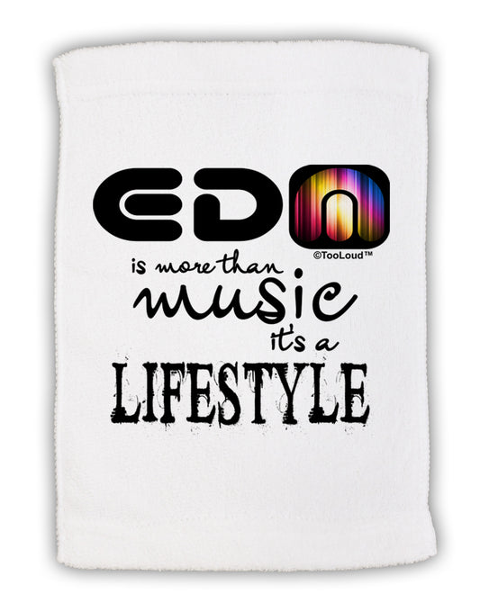 EDM - A Lifestyle Micro Terry Sport Towel 11 x 18 inches-TooLoud-White-Davson Sales