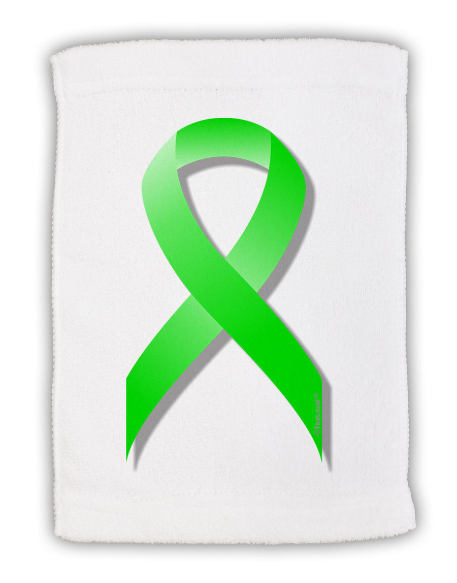 Lyme Disease Awareness Ribbon - Lime Green Micro Terry Sport Towel 15 X 22 inches-Sport Towel-TooLoud-White-Davson Sales