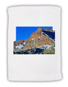 Colorado Snowy Mountains Cutout Micro Terry Sport Towel 11 x 18 inches-TooLoud-White-Davson Sales