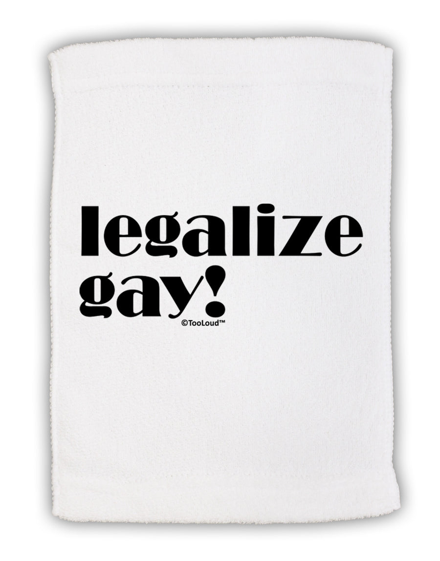 Legalize Gay Micro Terry Sport Towel 15 X 22 inches-Sport Towel-TooLoud-White-Davson Sales