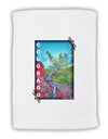 CO Cliffside Tree Text Micro Terry Sport Towel 11 x 18 inches-TooLoud-White-Davson Sales