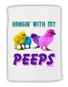 Hangin With My Peeps Micro Terry Sport Towel 11 x 18 inches-Sport Towel-TooLoud-White-Davson Sales