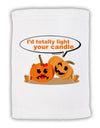 Light your candle Micro Terry Sport Towel 11 x 18 inches-TooLoud-White-Davson Sales