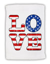 American Love Design - Distressed Micro Terry Sport Towel 15 X 22 inches by TooLoud-Sport Towel-TooLoud-White-Davson Sales