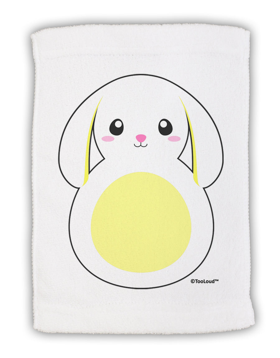 Cute Bunny with Floppy Ears - Yellow Micro Terry Sport Towel 11 x 18 Inch by TooLoud-Sport Towel-TooLoud-White-Davson Sales