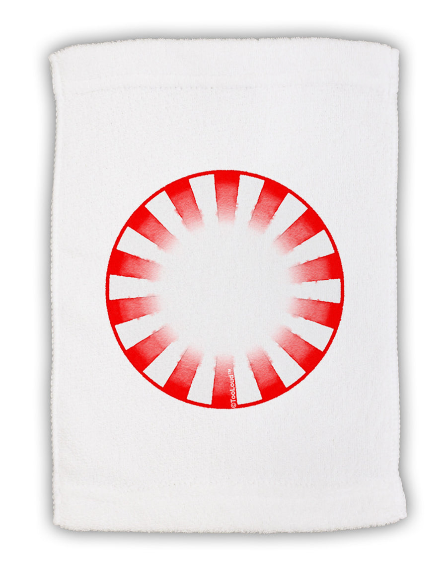 Watercolor Peppermint Micro Terry Sport Towel 11 x 18 inches-TooLoud-White-Davson Sales