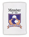 Member of the Wolf Pack Micro Terry Sport Towel 15 X 22 inches by TooLoud-Sport Towel-TooLoud-White-Davson Sales