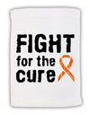 Fight for the Cure - Orange Ribbon Leukemia Micro Terry Sport Towel 15 X 22 inches-Sport Towel-TooLoud-White-Davson Sales