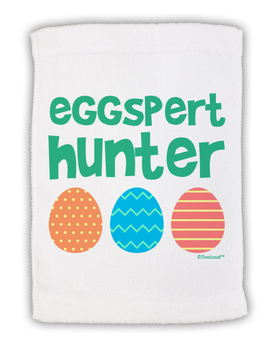 Eggspert Hunter - Easter - Green Micro Terry Sport Towel 11 x 18 Inch by TooLoud-Sport Towel-TooLoud-White-Davson Sales