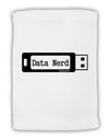 Data Nerd USB Micro Terry Sport Towel 15 X 22 inches by TooLoud-Sport Towel-TooLoud-White-Davson Sales