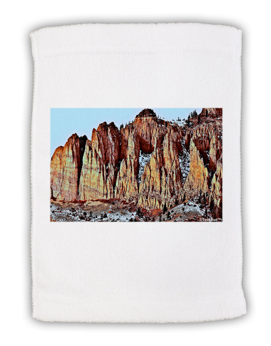 Colorado Mountain Spires Micro Terry Sport Towel 15 X 22 inches by TooLoud-Sport Towel-TooLoud-White-Davson Sales