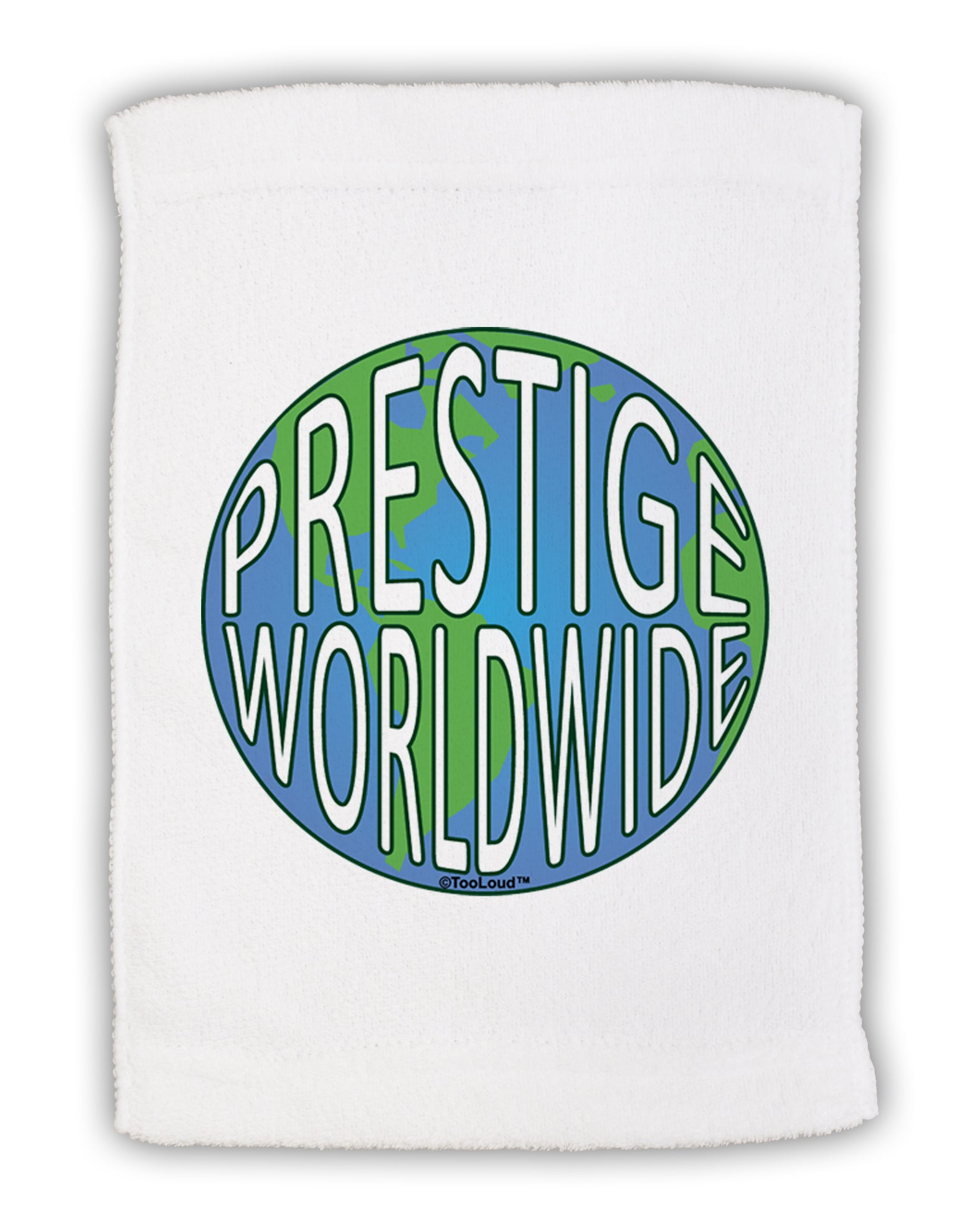 Prestige Worldwide Logo Micro Terry Sport Towel 15 X 22 inches by TooLoud-Sport Towel-TooLoud-White-Davson Sales