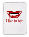 Like to Bite Micro Terry Sport Towel 11 x 18 inches-TooLoud-White-Davson Sales