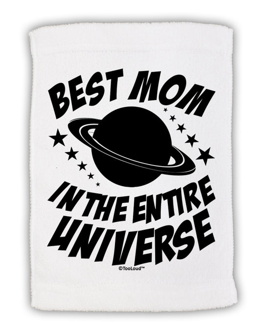 Best Mom in the Entire Universe Micro Terry Sport Towel 15 X 22 inches by TooLoud-Sport Towel-TooLoud-White-Davson Sales