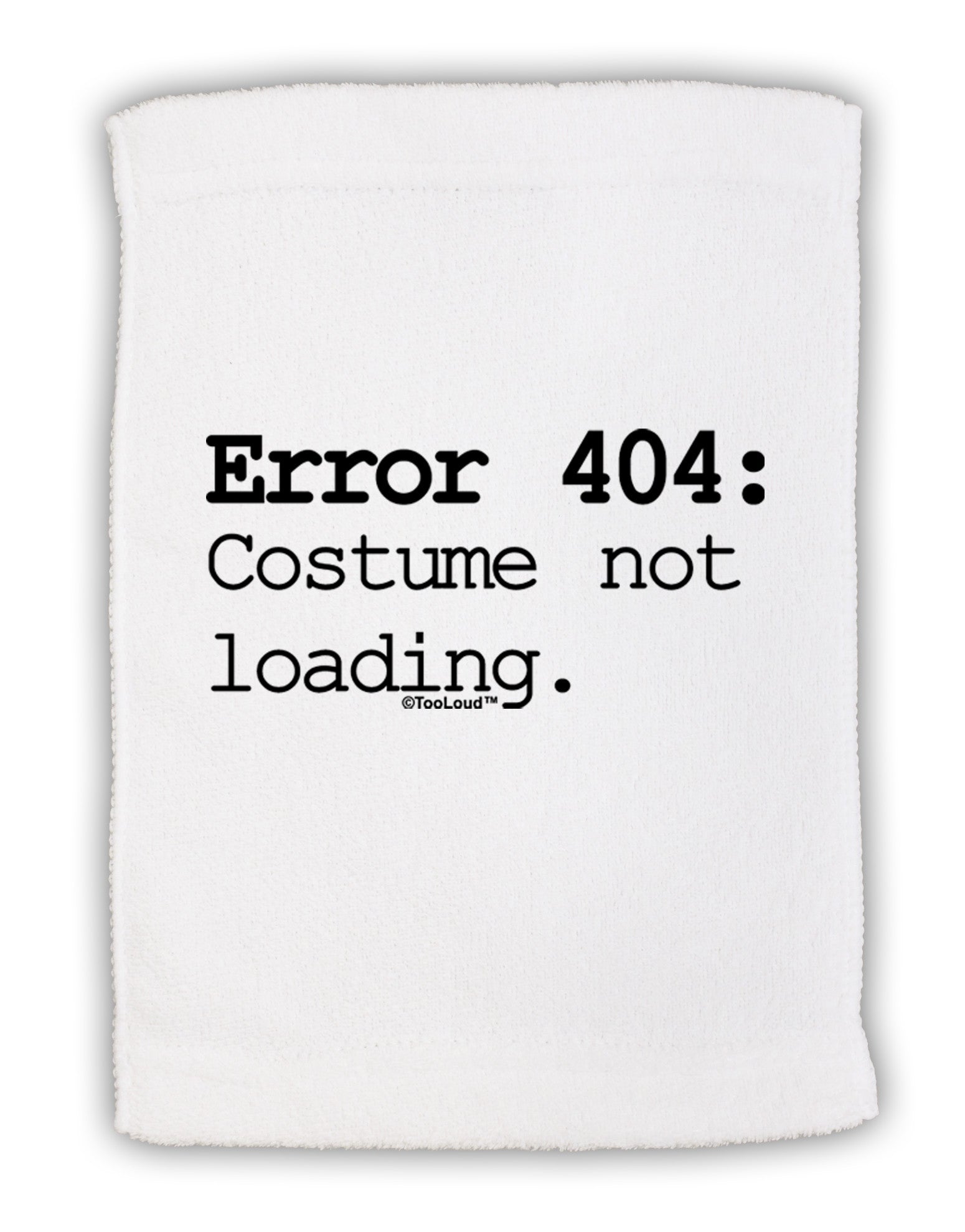 Error 404 Costume Micro Terry Sport Towel 11 x 18 inches-TooLoud-White-Davson Sales