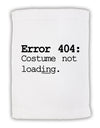 Error 404 Costume Micro Terry Sport Towel 11 x 18 inches-TooLoud-White-Davson Sales