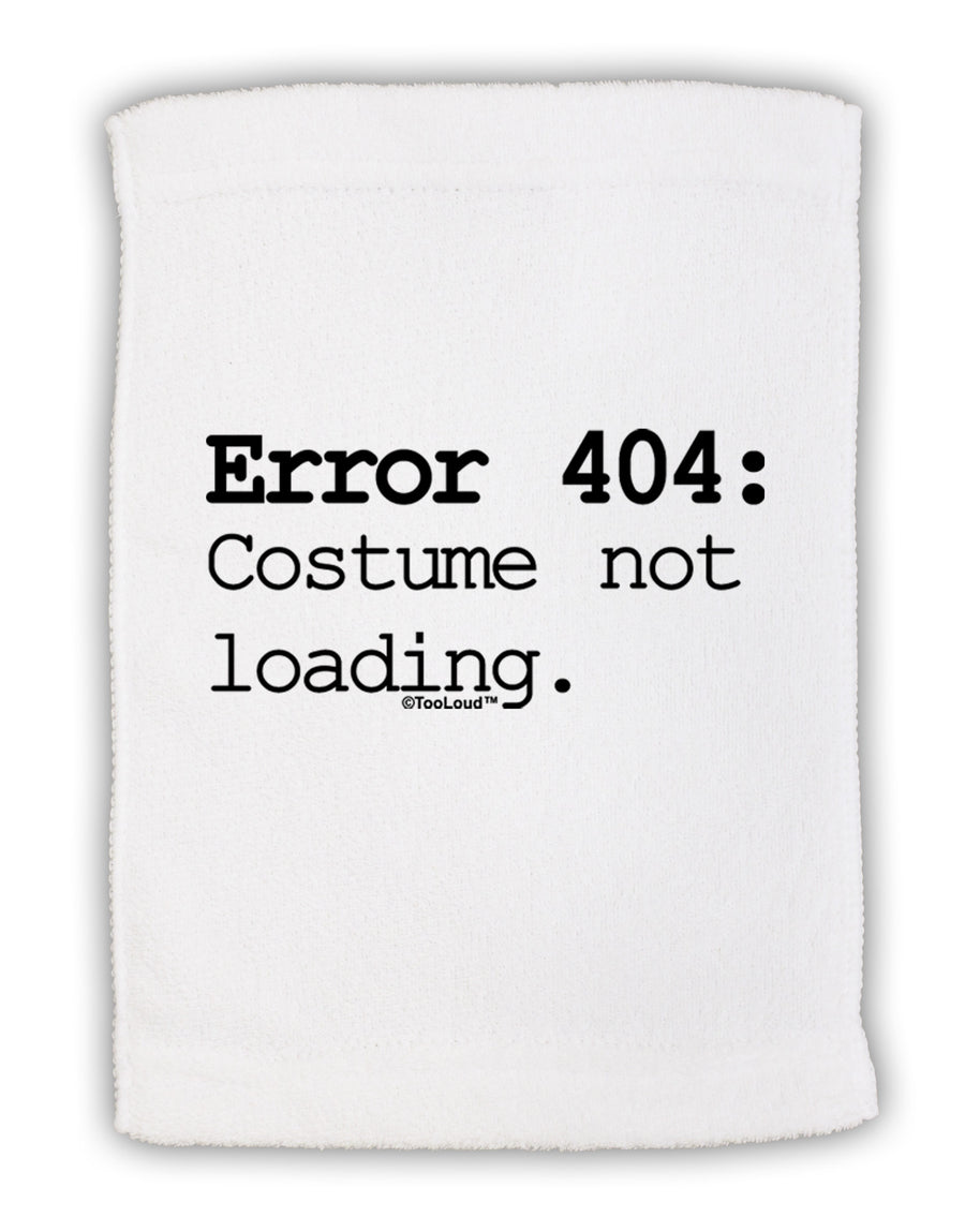 Error 404 Costume Micro Terry Sport Towel 11 x 18 inches-TooLoud-White-Davson Sales