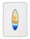 Starfish Surfboard Micro Terry Sport Towel 15 X 22 inches by TooLoud-Sport Towel-TooLoud-White-Davson Sales