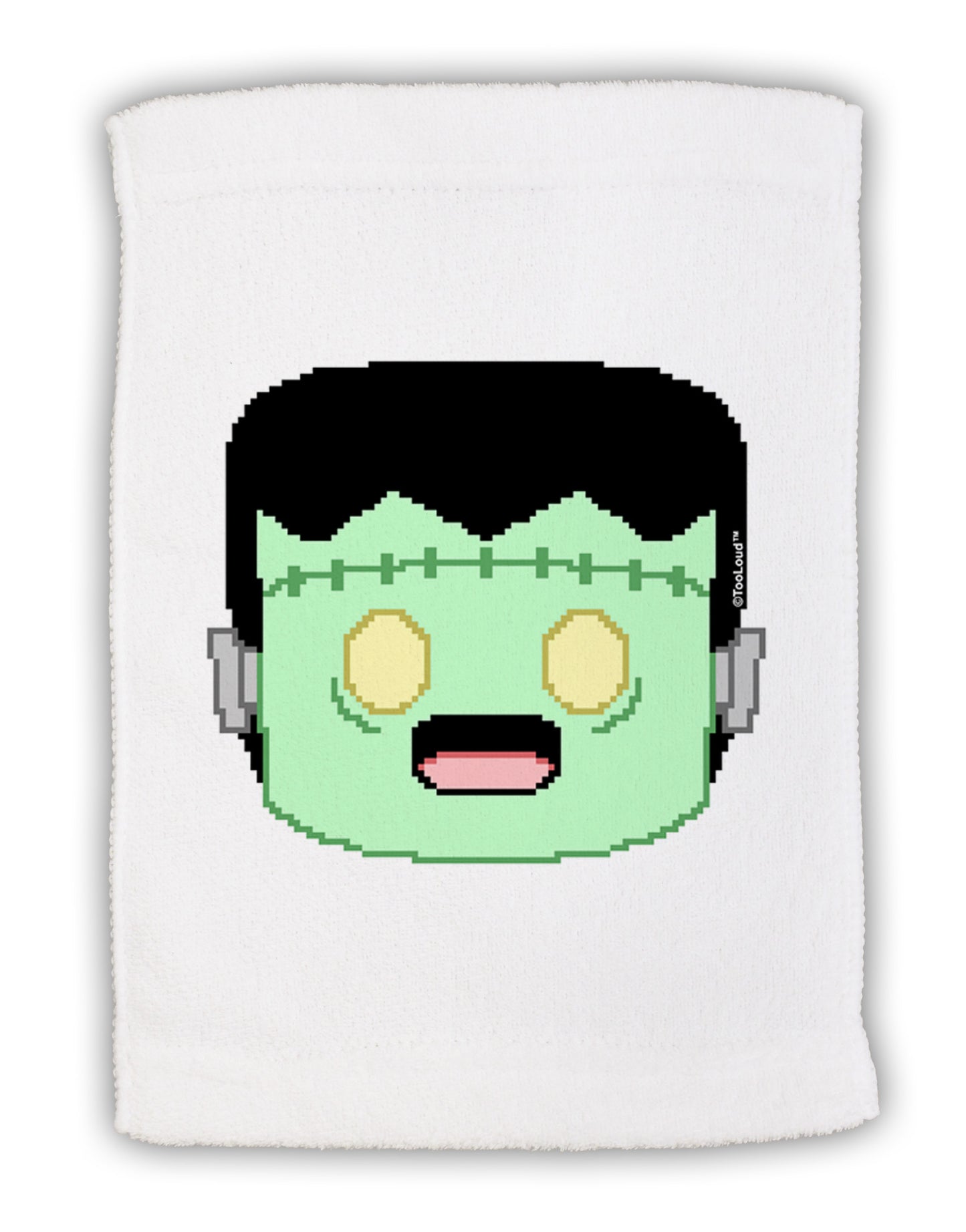 Cute Pixel Monster Micro Terry Sport Towel 11 x 18 inches-TooLoud-White-Davson Sales