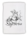 Sagittarius Illustration Micro Terry Sport Towel 11 x 18 inches-TooLoud-White-Davson Sales