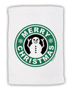 Merry Christmas Latte Logo Micro Terry Sport Towel 11 x 18 inches-Sport Towel-TooLoud-White-Davson Sales