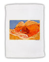 Desert Landscape Watercolor Micro Terry Sport Towel 11 x 18 inches-TooLoud-White-Davson Sales