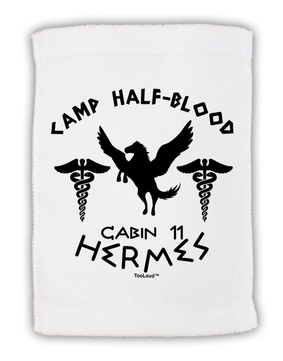 Camp Half Blood Cabin 11 Hermes Micro Terry Sport Towel 15 X 22 inches by TooLoud-Sport Towel-TooLoud-White-Davson Sales