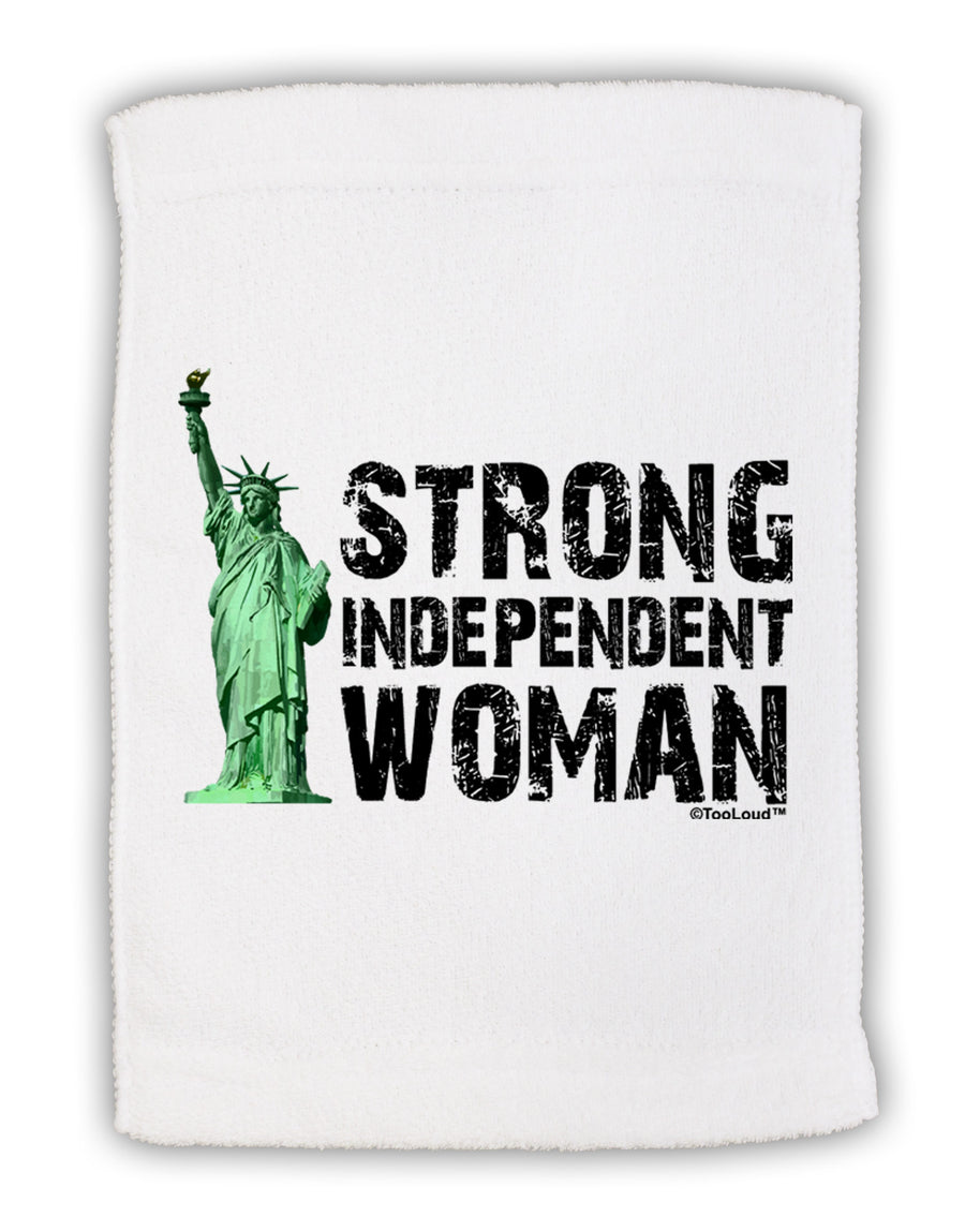 Statue of Liberty Strong Woman Micro Terry Sport Towel 15 X 22 inches by TooLoud-Sport Towel-TooLoud-White-Davson Sales